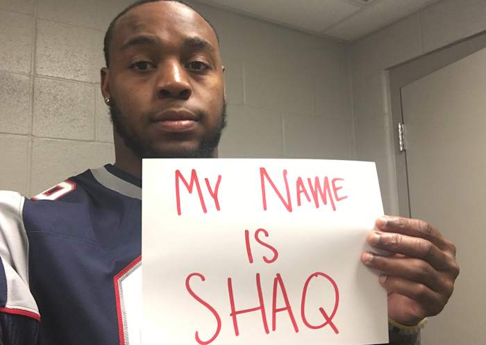Shaq Mason is one of four Shaqs to have made the NFL, more than any other professional sport.